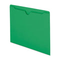 Colored Flat File Jackets w/Double-Ply Tab, Letter (box of 100)