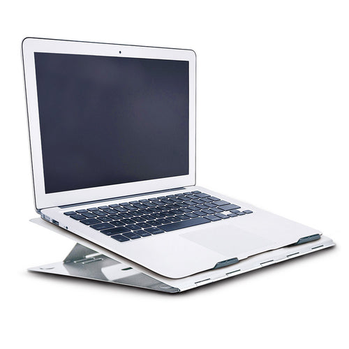 Compact Aluminum Laptop Stand w/ Neoprene Sleeve