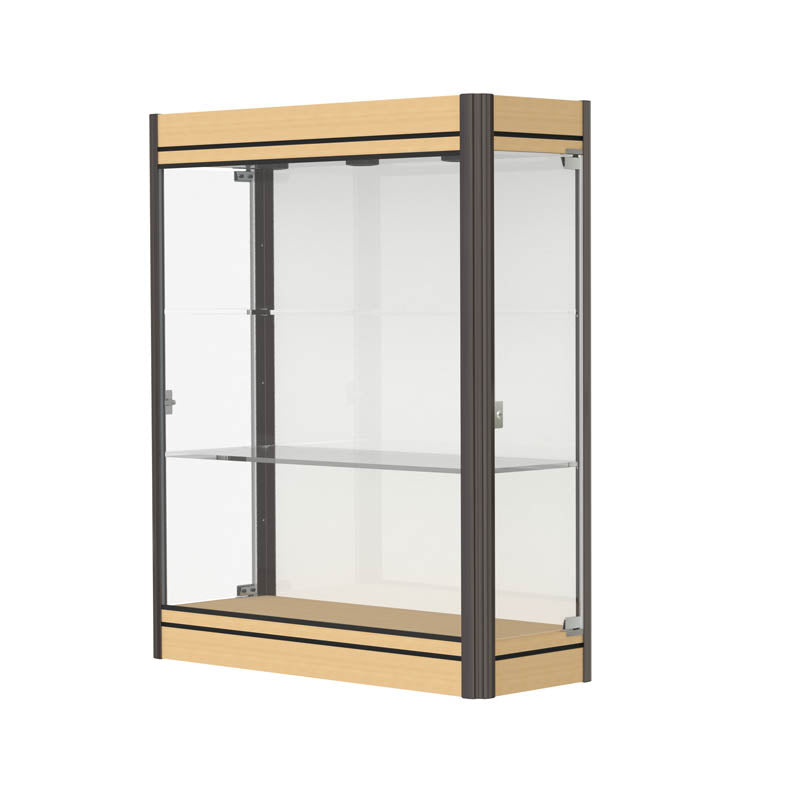 Contempo 36"w x 44"h x 14"d Lighted Wall Display Case