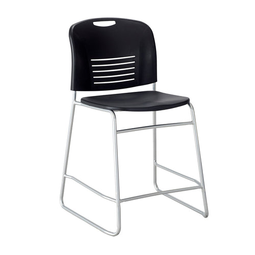 Counter-Height Sled Base Chair w/ Slotted Back