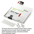 Deluxe Aluminum InfoSign Sign Holders