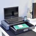 Deluxe Stacking Monitor Stands w/ Drawers
