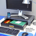 Deluxe Stacking Monitor Stands w/ Drawers