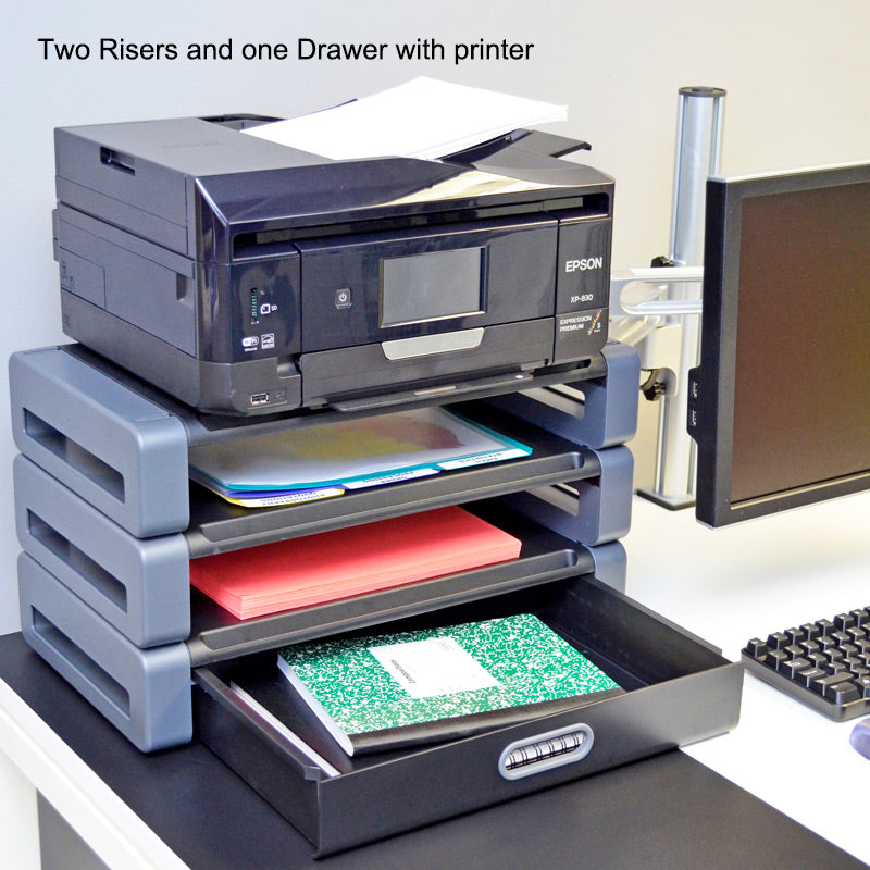 Deluxe Stacking Riser & Drawer Combinations – Ultimate Office