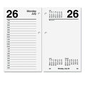 Desk Calendar Refill, 3 1/2" X 6", White, 2024