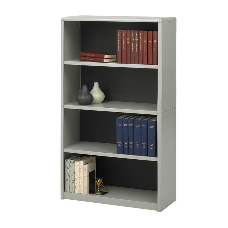 4-Shelf Economy Bookcase, 31 3/4"W x 54"H x 13 1/2"D