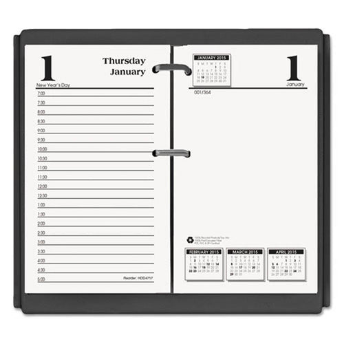 Month on 2 Pages Tabbed Deluxe Planner Calendar Refill – WHITE TABS