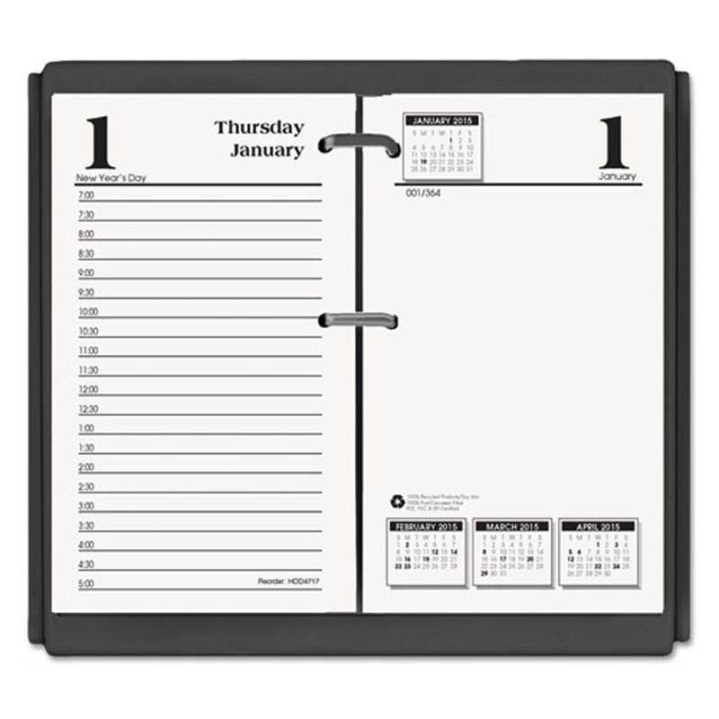 Economy Daily Desk Calendar Refill, 3 1/2" X 6", 2024