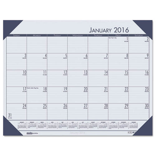 Ecotones Monthly Desk Pad Calendar, 2026