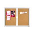 Enclosed Indoor Cork Bulletin Board w/ Doors