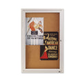 Enclosed Indoor Cork Bulletin Board w/ Doors