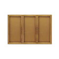 Enclosed Indoor Cork Bulletin Board w/ Doors