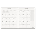 Executive Monthly Padfolio, 9" X 11", White, 2024