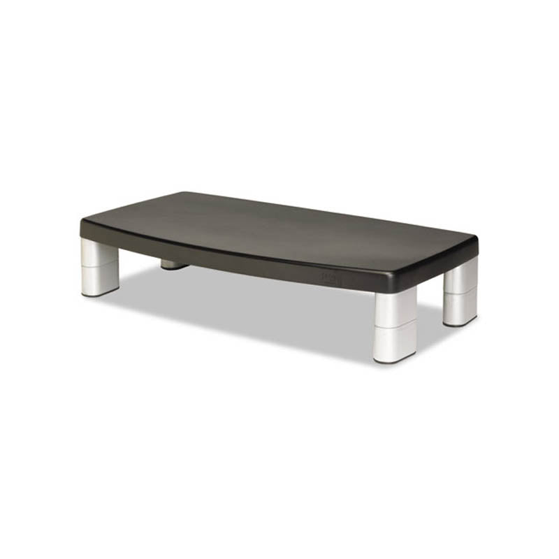 Extra-Wide Adjustable Monitor Stand, Black