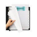 Extra-Wide Index Maker Clear Label Punched Dividers, 8-Tab, Letter, White