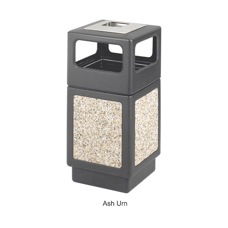 Faux Gravel Indoor/Outdoor Trash Can