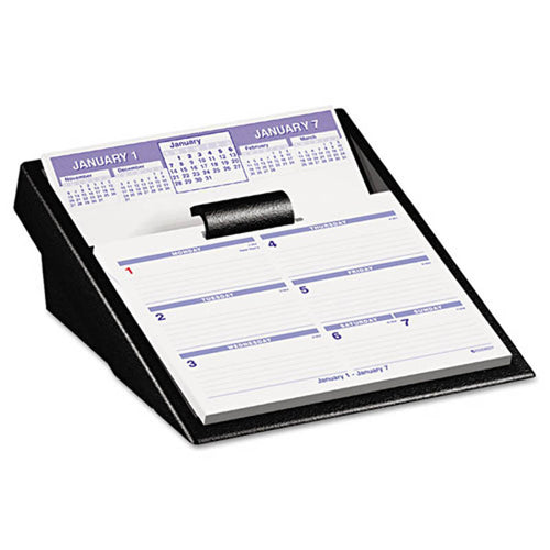 Flip-A-Week Desk Calendar Refill, 5 5/8" X 7", White, 2025