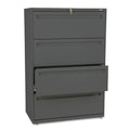 Four-Drawer Heavy-Duty Lateral File Cabinet, 36"w x 19 1/4"d x 53 1/4"h