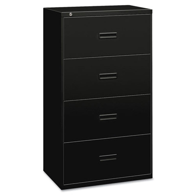 Four-Drawer Recessed Handle Lateral File Cabinet, 36"w x 19 1/4"d x 53 1/4"h