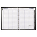 Hardcover Weekly Appointment Book, Black, 2024