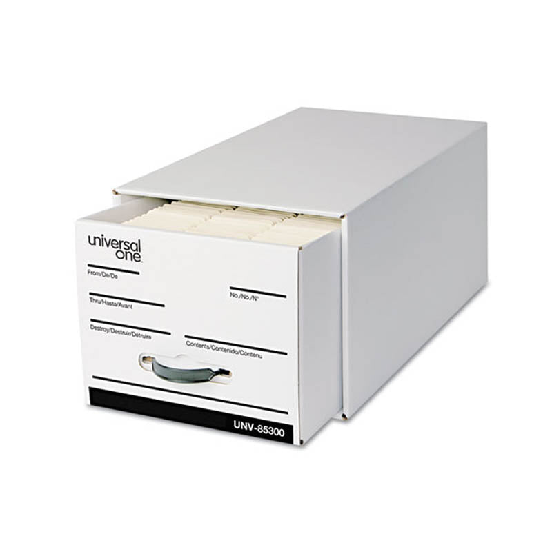 Heavy-Duty Storage Drawer, White (set of 6)