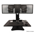 DC350 Desktop Dual Monitor Sit/Stand Desk Converter, 28"w x 23"d