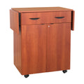 Hospitality Cabinet w/ Utensile Drawer & Extendable Drop Leaf Top