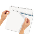 Index Maker Clear Label Punched Dividers w/ Tabs, 12-Tab, Letter