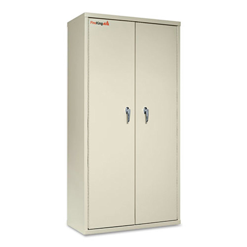 Insulated Storage Cabinet, 36"w x 19 1/4"d x 72"h, Parchment