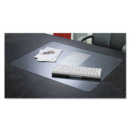 KrystalView Desk Pad w/ Microban Protection, Clear