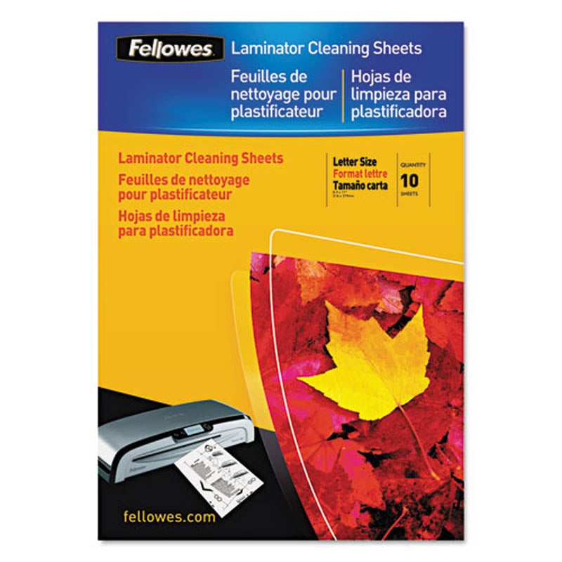 Laminator Cleaning Sheets, 8 1/2" x 11" (pack of 10)