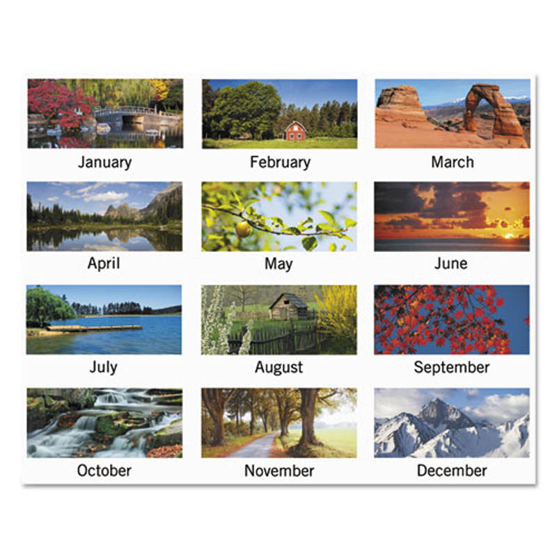 Landscape Panoramic Desk Pad, 22" X 17", Landscapes, 2025