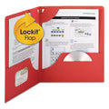 Lockit Twin-Pocket Folders, Letter, Box of 25