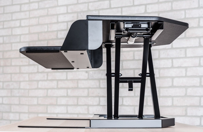 Level Up Corner Pro – Standing Desk Converter (Black)