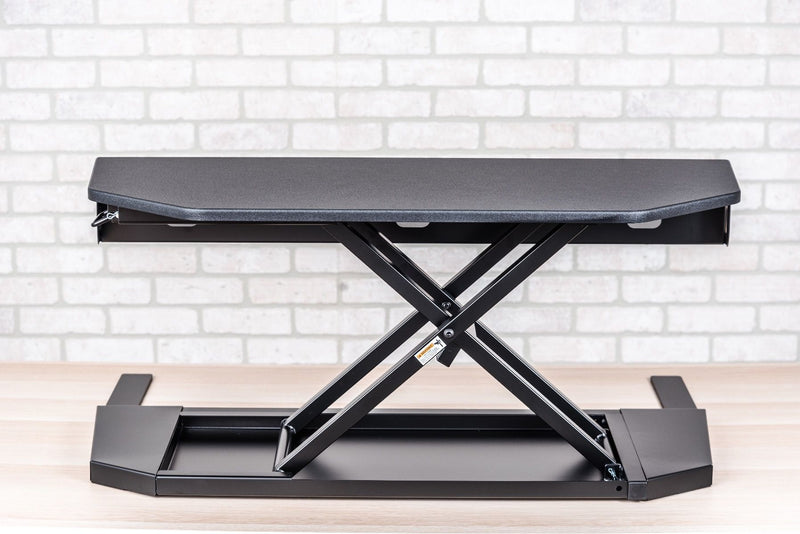 Level Up Corner Pro – Standing Desk Converter (Black)