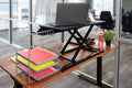 Two-Tier 32" Pneumatic Standing Desk Converter