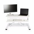 Two-Tier 32" Pneumatic Standing Desk Converter