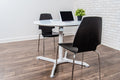 36" Pneumatic Height Adjustable Round Café Table