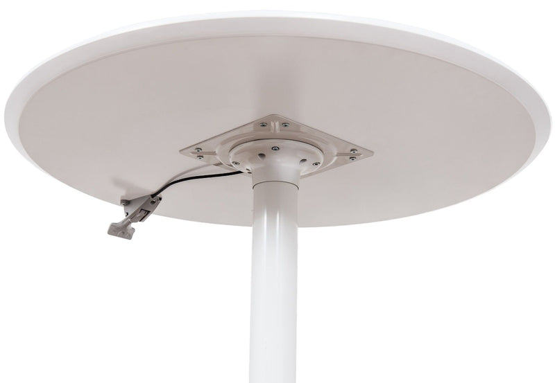 36" Pneumatic Height Adjustable Round Café Table
