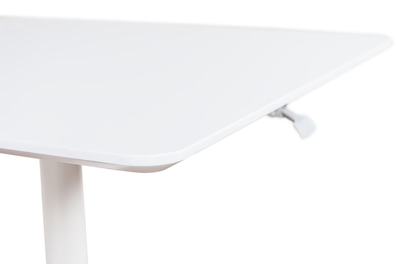 32" Pneumatic Height Adjustable Square Café Table