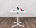 36" Pneumatic Height Adjustable Square Café Table