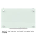 Magnetic Dry-Erase Glass Boards w/ Adjustable Cubicle Hangers