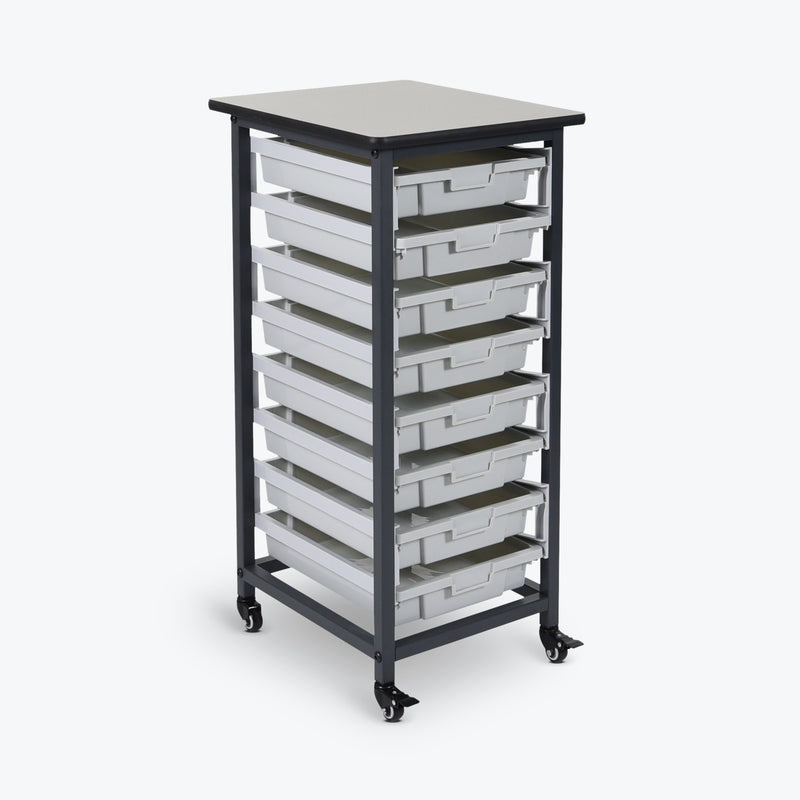 MBS-Single Row -8S Mobile Bin System - Single Row