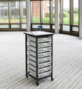 MBS-Single Row -8S Mobile Bin System - Single Row
