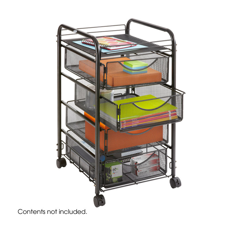 Mesh 4 Supply Drawer Mobile File