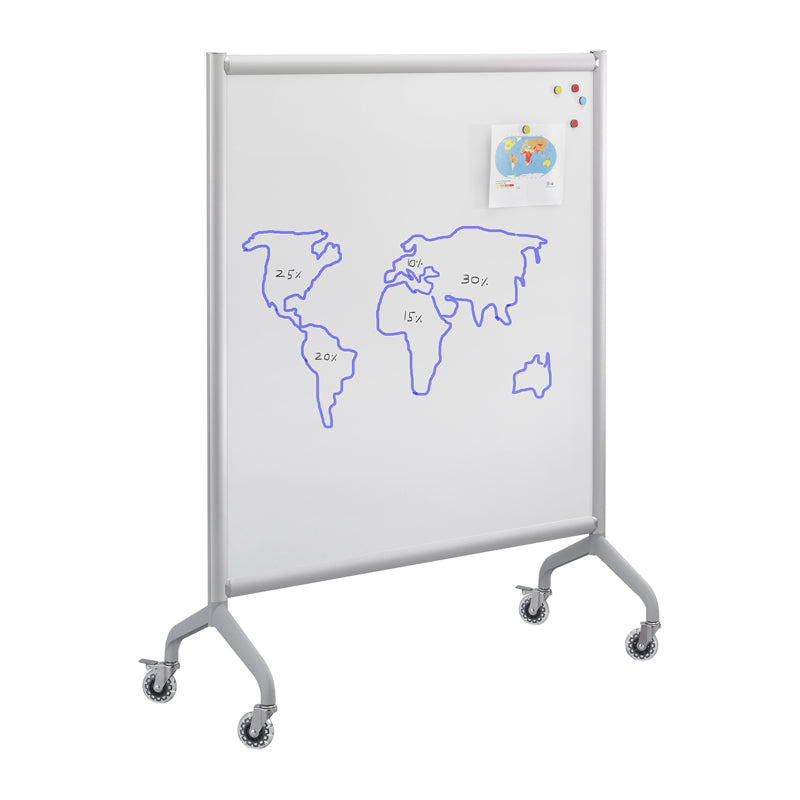 Mobile Magnetic Whiteboard Collaboration Screen