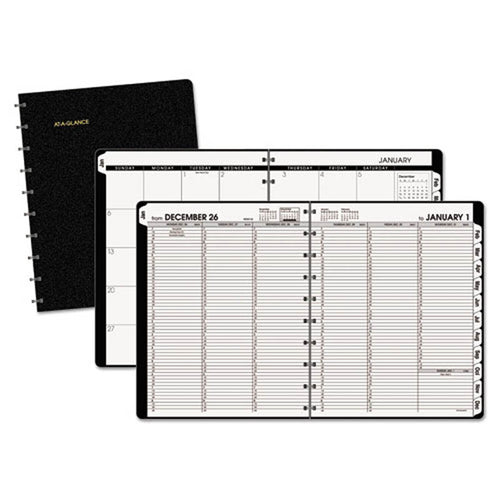 Move-A-Page Weekly/Monthly Appointment Book, 8 3/4" X 11", White, 2024