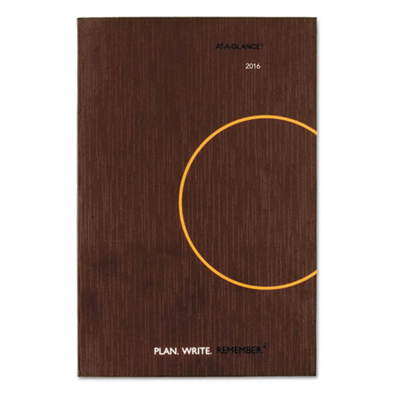 One-Day-Per-Page Planning Notebook, 6" X 9", Gray, 2025