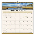 Open Plan Landscape Wall Calendar, 12" X 12", 2025