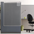Partial-Length Workstation Privacy Screen